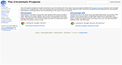 Desktop Screenshot of chromium.org
