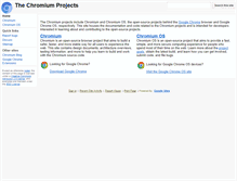 Tablet Screenshot of dev.chromium.org