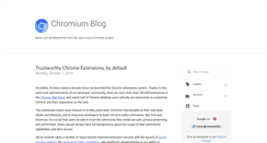 Desktop Screenshot of blog.chromium.org