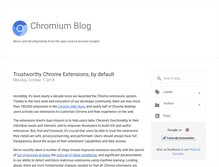 Tablet Screenshot of blog.chromium.org